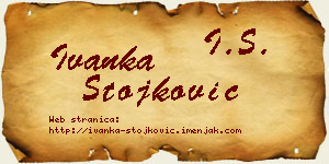 Ivanka Stojković vizit kartica